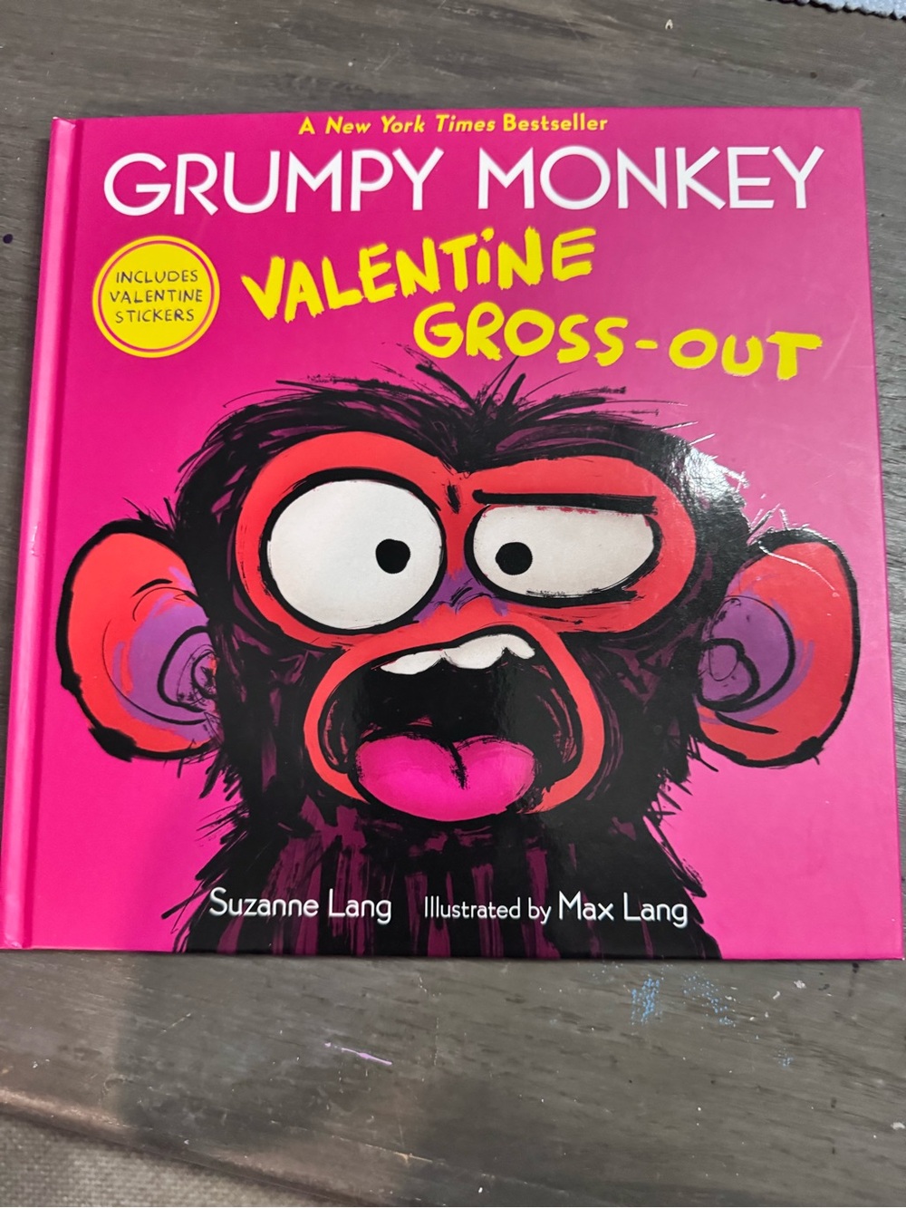 Grumpy Monkey: Valentine Gross-Out - Pink Kids Book
